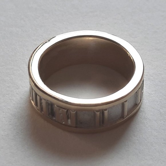 Tiffany & Co Vintage 1995 Atlas Ring Size 4.25 Sterling Silver - Picture 3 of 5